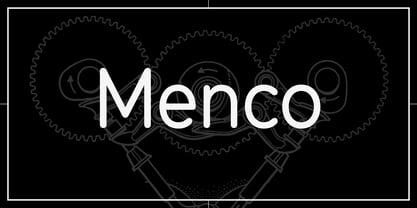 Menco Font Poster 1