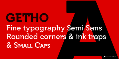 Getho Semi Sans Font Poster 5