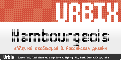Urbix Font Poster 1