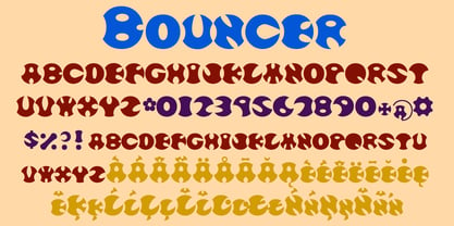 Bouncer Font Poster 3