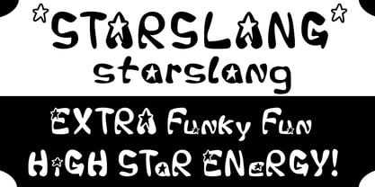 Starslang Font Poster 5