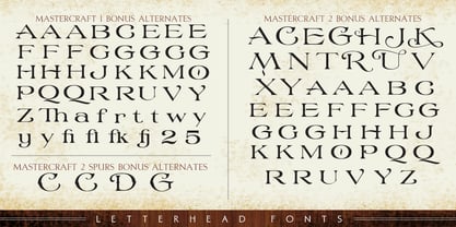 LHF Mastercraft Font Poster 1