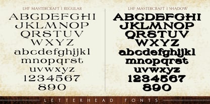 LHF Mastercraft Font Poster 5
