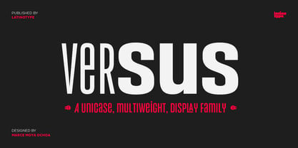 Versus Font Poster 15