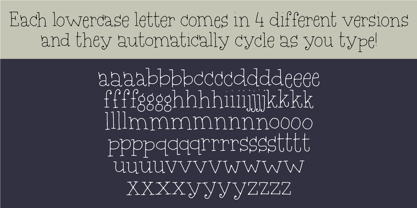 Silly Notes Font Poster 6