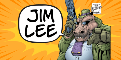 Jim Lee Font Poster 1