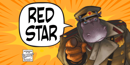 Red Star Fuente Póster 1