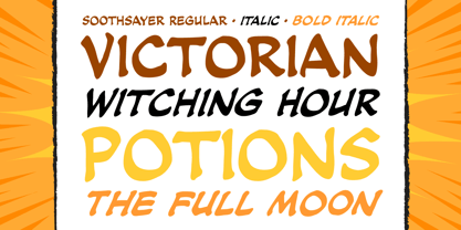 Soothsayer Font Poster 2