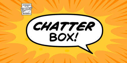 Chatterbox Font Poster 1