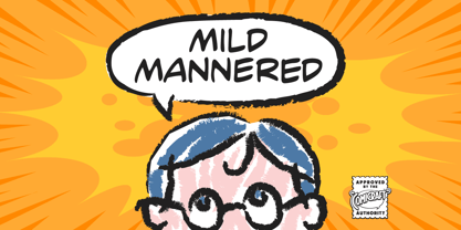 Mild Mannered Font Poster 1