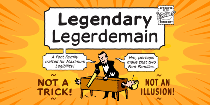 Legendary Legerdemain Font Poster 1