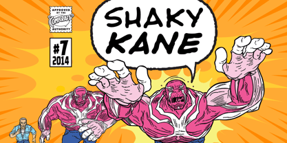 Shaky Kane Font Poster 1