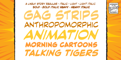 A Likely Story Font Poster 3