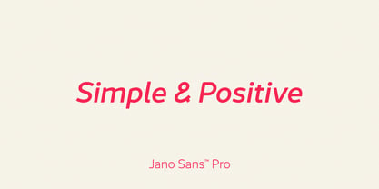 Jano Sans Pro Font Poster 8