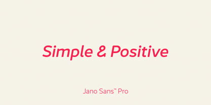 Jano Sans Pro Police Poster 8