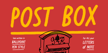 Post Box Fuente Póster 1