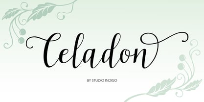 Celadon Font Poster 1