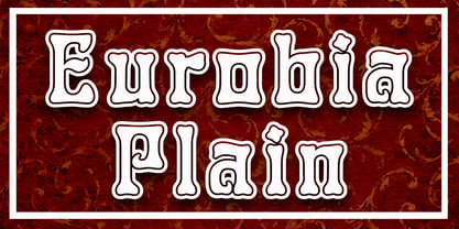 Eurobia Font Poster 7