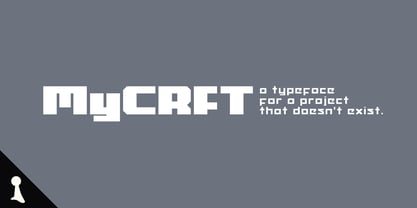 MyCRFT Font Poster 5