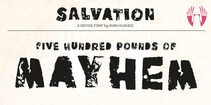 Salvation Font Poster 2