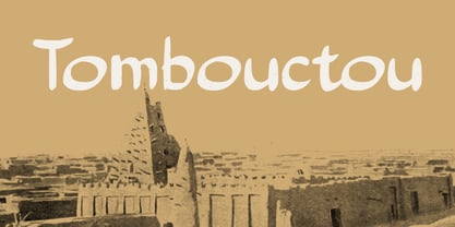Tombouctou Font Poster 5