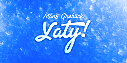 Yaty Font Poster 2