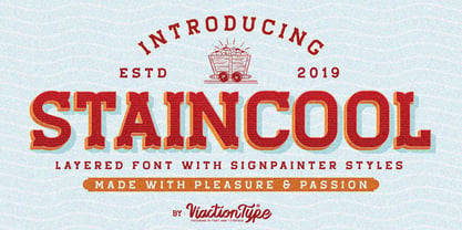 Staincool Font Poster 10