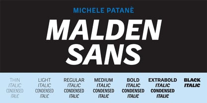 Malden Sans Font Poster 1