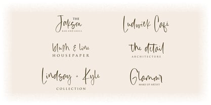 Canari Script Font Poster 6