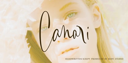 Canari Script Font Poster 1