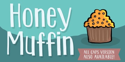 Honey Muffin Fuente Póster 8