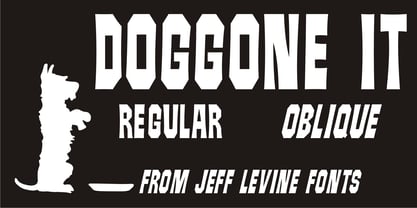 Doggone It JNL Font Poster 1