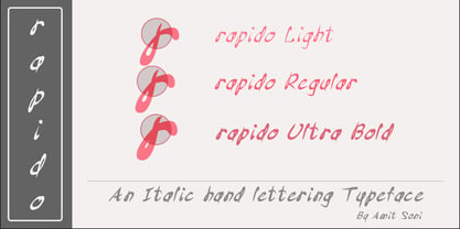 Rapido Font Poster 9