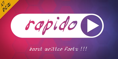 Rapido Font Poster 1