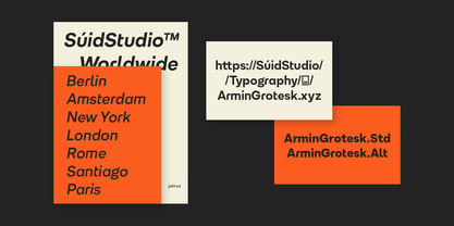 Armin Grotesk Font Poster 10