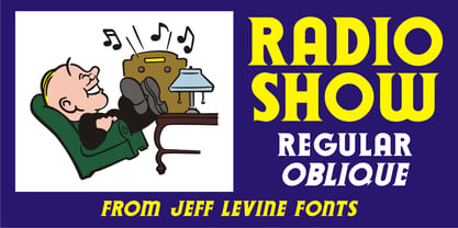 Radio Show JNL Font Poster 1