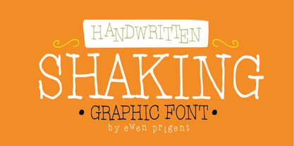 Shaking Font Poster 6