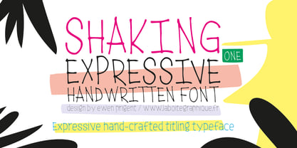 Shaking Font Poster 4