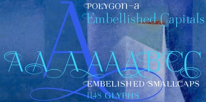 Polygon A Font Poster 7
