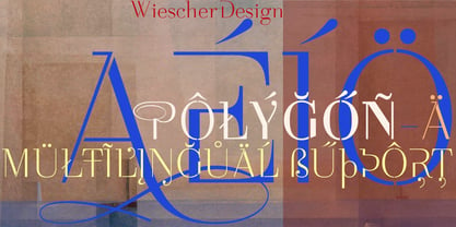 Polygon X Font Poster 1