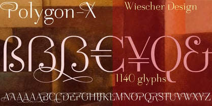 Polygon X Font Poster 2