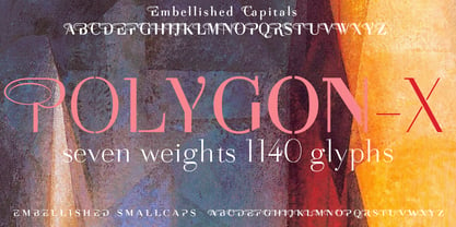 Polygon X Font Poster 5