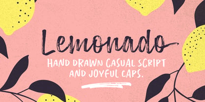 Lemonado Font Poster 13