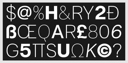 Hergon Grotesk Font Poster 4