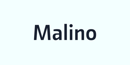 Malino Font Poster 1
