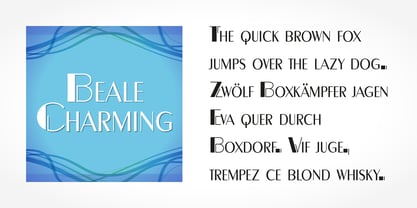Beale Charming Font Poster 2