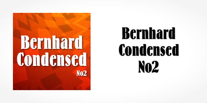 Bernhard Condensed No2 Font Poster 5