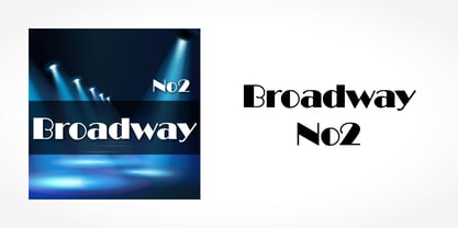 Broadway No2 Font Poster 5