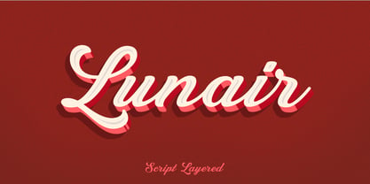 Lunair Font Poster 6