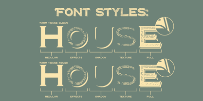 Farm House Font Poster 2